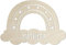 LAUBLUST LED Schlummerlicht Baby - Serie: Regenbogen mit Herzen - Personalisiertes Geschenk zur Geburt & Taufe | Holz, Natur