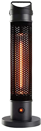 KEKAI Tragbare Heizung, Infrarot, Kohlefaser, In & Out, 1000 W, 20 x 20 x 61 cm, Marke