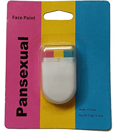 Gay Pride LBGT Face Paint Fan Brush (Pansexual Face Paint)