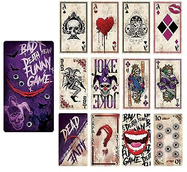 FIESTAS GUIRCA 12-teiliges Kartenspiel Halloween 11 x 20 cm - Multicolore