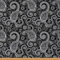 Loussiesd Paisley Stoff Meterware Boho Paisley Drucken Möbelstoff für Stühle Sofa Couch Boho Exotischer Stil Outdoor Stoff Wasserdicht Indischer Stil Dekorationsstoff 276x150cm Schwarz Weiß