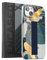 Encased Hand Loop Case for iPhone 14 PLUS with Strap and Tempered Screen Protector (Blue Gold Leaf)