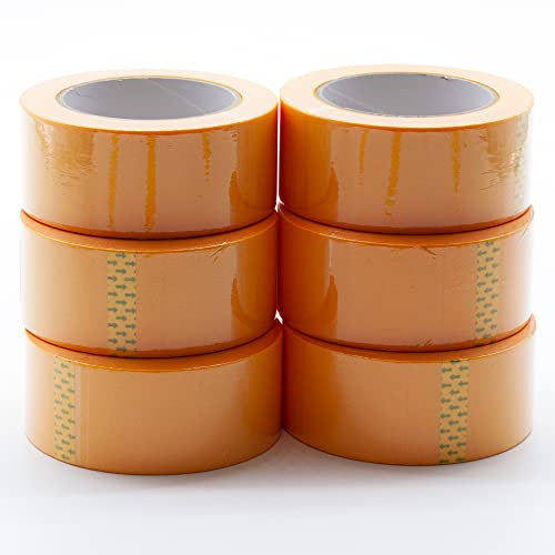 3K Chemie 6 Rollen Original Washi Tape | Goldband f. perfekte Kanten 50mm/50m | wasserbeständig | Lackierereien Malerbetriebe (6)
