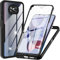 Funda para Xiaomi Poco X3 Pro / X3 NFC / X3, Transparente 360° Protección Funda con Protector de Pantalla Integrado Antigolpes Silicona Carcasa para Xiaomi Poco X3 Pro / X3 NFC / X3, Negro