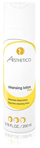 AESTHETICO cleansing lotion - pH-hautneutrales Reinigungsgel mit Mineralien aus dem Toten Meer, f?r Gesicht und K?rper (3 Spender je 200 ml)
