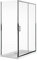 Box Doccia Angolare 70x140cm Apertura Scorrevole da 140cm Parete Fissa da 70cm Vetro Temperato Trasparente 6mm Antinfortunistico Trattamento Anticalcare Maniglia Acciaio Inox Altezza 190cm Tenerife