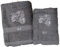 Handtuch Duschtuch, Set, Motorrad Baumwolle bestickt, personalisiert (2er SET 50x100, 70x140, blau)