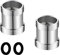 Lhdfyqt 2 Stück Wasserhahn Adapter, Wasseraufbereiter-Wasserhahn-Adapter, Wasserhahn Adapter Außengewinde, Luftsprudler Adapter, Wasserhahn Adapter Messing, für Wasserfilter Wasserhahn(M18 - M22)