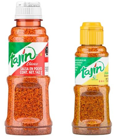TLT FOODS - PACK Tajín Clásico - Mezcla de chiles - 142g + Tajín Habanero - Mezcla de chiles - 45g