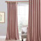 StangH Samtvorhänge, für Wohnzimmer, Baby, Mädchen, Schlafzimmer, Fensterdekoration, wärmeisoliert, Schlaufen auf der Rückseite, für Esszimmer, B 132 x L 244 cm, 1 Vorhang, rosa/altrosa