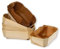 hello sweety Marcel Paa Holzbackform Holzbackkörbchen für Brot und Gebäck 18,5x11,5x6 cm (10 Stück und 10 Stück Einlegepapiere)