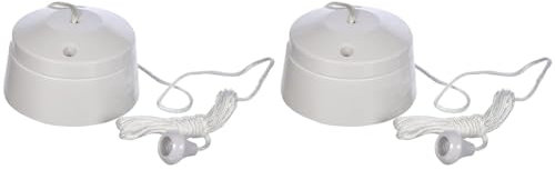 MK K3192RPWHI 1.5 m Two Way Ceiling Switch (Pack of 2)