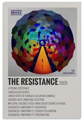 KKPLO The Resistance Muse, Poster, Poster, dekorative Malerei, Leinwand, Wandposter und Kunstdruck, moderne Familienschlafzimmer-Dekoration, Poster, 20 x 30 cm