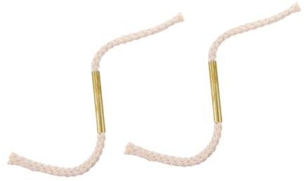 BCOATH 2stücke Survival Wick Cord Feuerstarter Ropes Für Camping Wandern Angeln Outdoor-aktivitäten Einstellbare Flammenkontrolle Und Lange Brenndauer