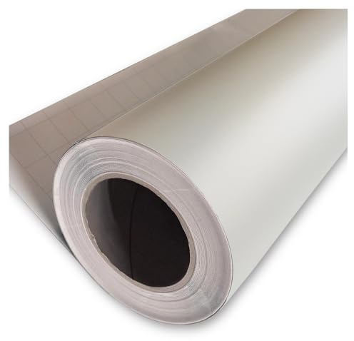 Adzif.biz Le sticker de decoration - ROULEAU ADHÉSIF GRIS CLAIR ASPECT MAT 123 CM X 5M. VINYL AUTOCOLLANT MULTI USAGE VENDU AU MÈTRE. ADHÉSIF DE DÉCORATION AU MÈTRE