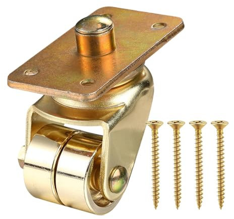 Doppelradrollen, Gusseisen-Klavierrolle,Sichere Möbelrolle Klavierrolle - Klavierzubehör Plattenrollen, rostbeständig für chinesische und europäische Möbel