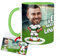 Anak Anak Tazas desayuno Futbol - Taza personalizada con caricatura y nombre - Tazas originales para regalar fanáticos futbol - Taza de futbol Español - Tazas de cafe 350 ML - Regalos (Elche)
