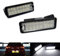 RZG 2x LED Rear Licence Number Plate Light White For Altea XL Exeo Ibiza IV V Leon II III Toledo IV Superb II