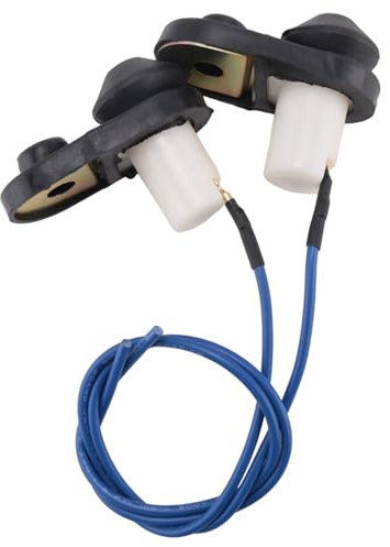 2 Pcs Coche Interior del Vehiculo Puerta Cortesia Luz Interruptor Boton Negro