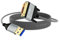 ReachMall USB 3.0 To DVI Male Video Adapter Cable, Compact 2M Multi Display Connector Extension Copper Core High Speed Data Transfer