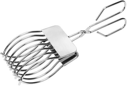 Casiler Pince À Découper Le Rôti De Bœuf en Acier Inoxydable, Coupe-oignons, Pince À Trancher Viande, Le Pain, Support pour Aliments, pour Couper Les Légumes, Les Fruits, Outils De Cuisine