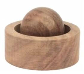 Massive Holzkugel Duftdiffusor Wiederverwendbare Aromatherapien Dekorationen für Schlafzimmer Wohnzimmer und Fahrzeug Verwendung Schlafzimmer Aromatherapien Holz Diffusor