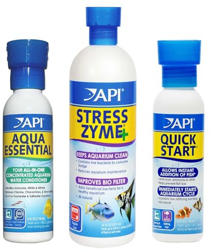API Aquarium Plant Growth Bundle 237ml Leaf Zone 10 Root Tabs 237ml CO2 Booster