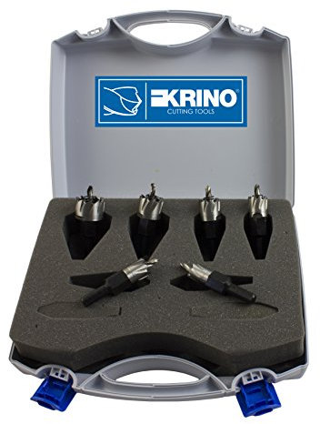 Krino 21010301 - Set Frese Perforatrici a Tazza In HSS-G - 6 Pezzi