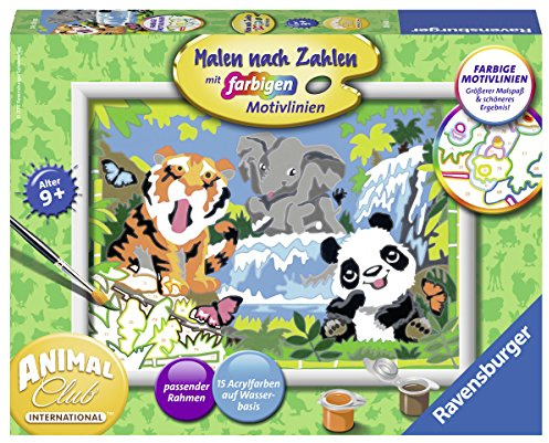Ravensburger Malen nach Zahlen 28648 Dschungel