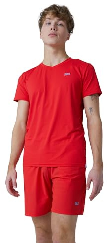 Sportkind Jungen & Herren Tennis, Padel Training, Sport Shorts Regular Ultraleicht, hochelastisch, atmungsaktiv, UV-Schutz