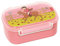 SIGIKID 25006 Brotzeitbox Gina Galopp Lunchbox BPA-frei Mädchen empfohlen ab 2 Jahren rosa, 17 x 11 x 7 cm
