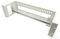 DIGITUS Hutschienenträger 19 Zoll - 3HE - Rückseite mit Kabel-Durchführung - DIN Rail - 390 mm Breite - für Netzwerk- & Serverschränke