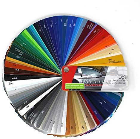 Farbfächer Plotterfolie Folie 970, 975, 951, 751 C, 651, 631/451 / 7510 Plott Folie Autofolie Werbung (951)
