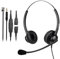 MAIRDI Casque Téléphonique Fixe Stereo RJ9 avec Micro Antibruit pour Centre d'appels, Oreillette de Bureau pour Avaya Polycom Nortel, avec Connecteur 3,5 mm pour Téléphone Portable et PC