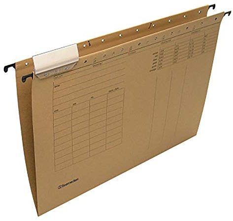 Soennecken Hängemappe 2050 DIN A4 Karton natronbraun 25 St./Pack.