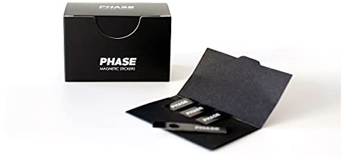 Phase Magnetische Aufkleber, Anti-Rutsch-Sticker für Phase-Sender, Passend für alle Schallplatten, MWM-PHASE-STICKER, Schwarz, 50x10x1
