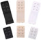 Akstore 6 Pieces Women's Soft Comfortable Elastic Bra Extenders Bra Extension Strap 2 Hook 3 Row Lady's Bra Extender Bra Band (Multicolors+NoElastic), Multicolors+noelastic, One size