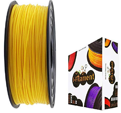 I-Filament 3D-Drucker PET-G 1,75mm 1kg Spule Rolle (Gelb)