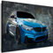 Myartstyle WANDBILDER AUTO Sportwagen Cars LEINWAND BILDER XXL KUNSTDRUCKE (100x70 cm, Mehrfarbig)