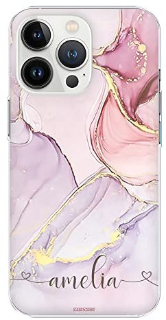 CaseStone Personalised Phone Cases fit Apple iPhone – Custom Design Made in UK – Great Gifts for Valentine’s Day, Birthday, Christmas (iPhone 13 Pro Max, 04)