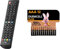 One For All LG TV Replacement remote – Works with ALL LG TVs – Learning feature -URC4911 & Duracell Plus AAA Alkaline Batteries [Pack of 12], 1.5V LR03 MN2400