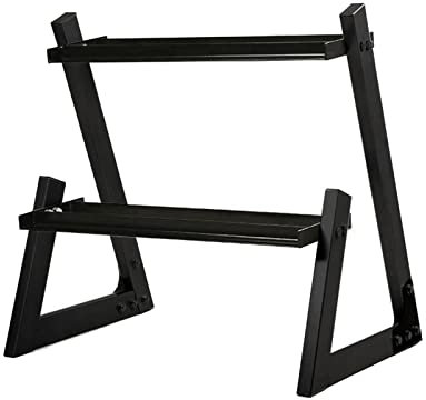 BELUND Kurzhantelständer, Kettlebell-Hantel Mit Z-Rahmen for Heimübungen, Hantelständer, Lagerregal for Deckgewichte, Hantel-Hantelbank
