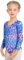 Turnanzug M?dchen Langarm Turn Leotards Kinder Ballettkleidung Gymnastik Gl?nzend Rundhals Weich Elastisch Ballett Trikot Yoga Ballettanzug Tanzbody Gymnastikanzug Activewear Blau Leopard 8-9 Jahre