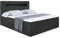 ALTDECOR Boxspringbett mit Matratze und Lattenrost, LED Boxbett, Topper, Polsterbett mit Bettkasten, Bett mit Stauraum H3-Matratze, Doppelbett, Springboxbett - ORGOL2-180x200 - Schwarz Samt