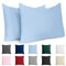 Kissenbezug 40 x 80 Renforcé Baumwolle (2er-Set) - Hellblau - Dicht gewebt mit 57 Fäden/cm² - Kissenbezug 40x80 cm - Oeko Tex Zertifiziert - Dreamzie