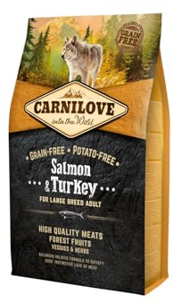 CARNILOVE Salmon&Turkey Adult Large Breed Dry Dog Food - 4kg