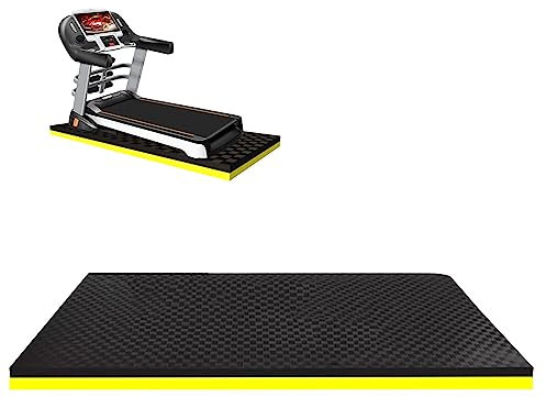 WORDFUN Bodenschutzmatte, 160 * 80cm 170 * 80cm rutschfeste Laufband Matte, Schallschutzmatte, Trainingsmatte, Wiederstandsfähige, Multifunktionsmatte, Antivibrationsmatte, Yoga Unterlegmatte