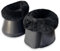 ROYAL HOUSE 1216 Horse Bells Boots No Turn Equestrian Protection Equine Overreach Boots Training and Competition Equipment. (XL, Schwarz)