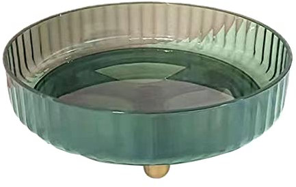 Drehteller-Gewürz-Organizer, Drehbares Lagerregal, Drehbarer Multifunktions-Snack-Obsthalter Für Küche, Speisekammer, Badezimmerschrank(Grün)