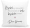 DEL MÀ Unique & Personal Fernbeziehung Kissen Umarmungskissen personalisiert Partner Geschenk Liebesgeschenk für Männer Frauen Dekokissen mit Spruch Zierkissen 40x40 cm inkl. Füllung und Bezug